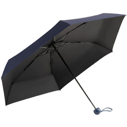 Składany mini parasol podróżny w granatowym kolorze -