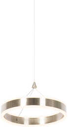 Stalowa lampa wisząca 30 cm z LED 3-stopniowy