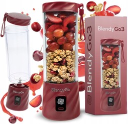 BlendyGo,Blender Bezprzewodowy 3 550Ml Usb Burgund