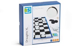 Warcaby XXL, gra planszowa, BS Toys