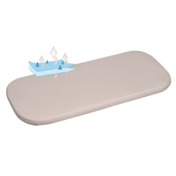 Babymatex Prześcieradło jersey z gumką 35x75 jasne szare