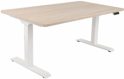 Biurko regulowane Alto 101 White 140 cm, białe