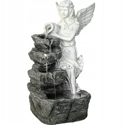 Fontanna Kaskada Ogrodowa Anioł Led Pompa