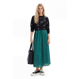 Desigual Spódnica midi satynowa
