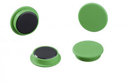 Magnesy do tablic średnica 32mm zielone 4 sztuki
