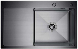 Zlewozmywak stalowy STEEL 7849R CZARNY