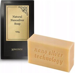 Raypath Natural, Szare mydło z nanosrebrem, 100g