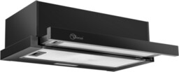 Okap teleskopowy Treviso 50 Black czarny