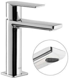 TRES 200.103.01 LOFT-TRES Bateria umywalkowa bez korka,z uchwytem,