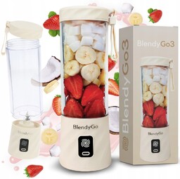 BlendyGo,Blender Bezprzewodowy 3 550 Ml Usb Beżowy