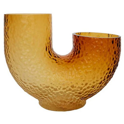 AYTM - Arura Medium Glass Wazon Bursztynowy