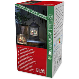 Konstsmide Latarnia LED z kulą śnieżną "Scena Świętego