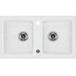 Deante Zorba ZQZ A203 Granitowy Alabaster Zlewozmywak prostokątny