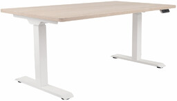 Biurko regulowane Alto 101 White 120 cm, białe,
