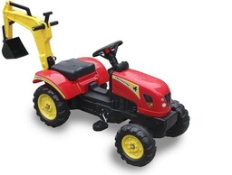 Traktor z Łyżką czerwony Pedały