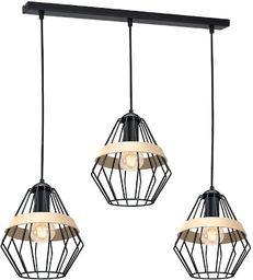 Milagro CLIFF BLACK MLP5525 lampa wisząca metalowa czarna
