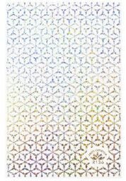 Naklejki do paznokci cienkie ornamenty R136 holo