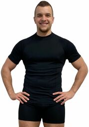 SILUET NANO T-shirt krótki rękaw .męskie .XL .czarny