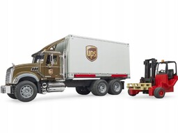 Mack Granite Ups kontener z wóżkiem widłowym Bruder