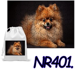 PUZZLE 96 EL. - UKŁADANKA PREZENT ZWIERZĘTA PIESEK