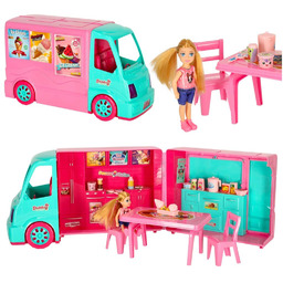 Samochód dla Lalek Auto Kamper Duży Food Truck