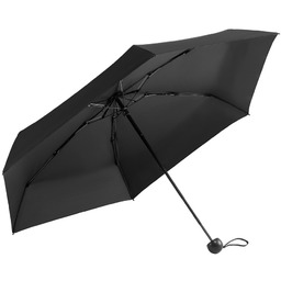 Czarny, składany mini parasol podróżny - Peterson