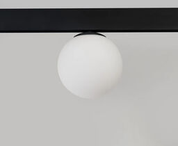 Azzardo Jednoobwodowa sufitowa lampa ALFA czarna biała AZ7098