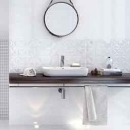 Płytka ścienna PRET A PORTER white glossy 25x75