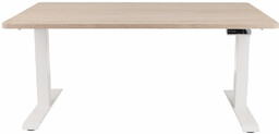 Biurko regulowane Alto 101 White 160 cm, białe