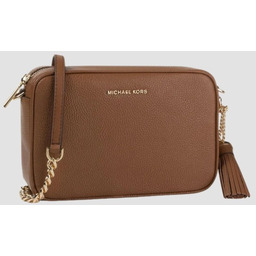 MICHAEL KORS Brązowa listonoszka ze skóry