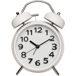 TFA Dostmann 60.1040 analogowy budzik retro z podwójnym