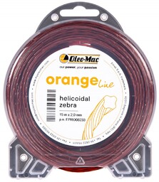ŻYŁKA TNĄCA OLEO-MAC Orange line 2,4mm / 15