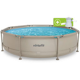 VirtuFit Basen ogrodowy stelażowy 305x76 cm z pompą