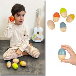 Small Foot Drewniane Muzyczne Jajeczka