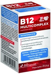 WEGAFARM Kompleks witamin B12 (60 kapsułek)