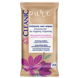 CLEANIC Pure Chusteczki do higieny intymnej, 20szt.