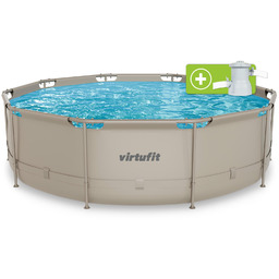 VirtuFit Basen ogrodowy stelażowy 366x100 cm z pompą