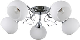 Italux Masseri PND-6895-5 plafon lampa sufitowa stal chrom