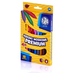 Kredki woskowe 18k Astra Premium nr 0726 60726