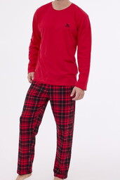 Bawełniana piżama męska Cornette 124/282 Wild Wood