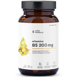 Witamina B5 200 mg - kwas pantotenowy -