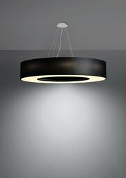 Saturno 90 Czarny - SOLLUX LIGHTING - lampa