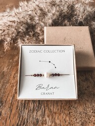 Pakamera Bransoletka znak zodiaku Baran granat
