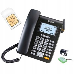 Telefon Stacjonarny Na Kartę sim dla seniora Maxcom