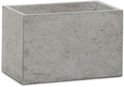 Donica betonowa S 24x14x15 szary naturalny