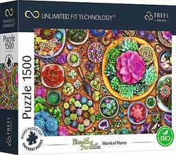 Trefl PUZZLE 1500 UFT WORLD OF PLANTS TREFL