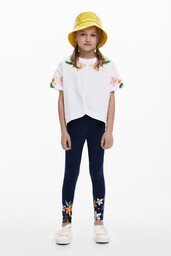 Legginsy w kwiaty