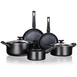 Banquet Zestaw garnków z powierzchnią nieprzywierającą BLACK STONE