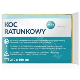 Koc ratunkowy 160 x 210 cm, 1 sztuka