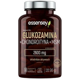 Essensey Glukozamina + Chondroityna + MSM, 120 kaps.